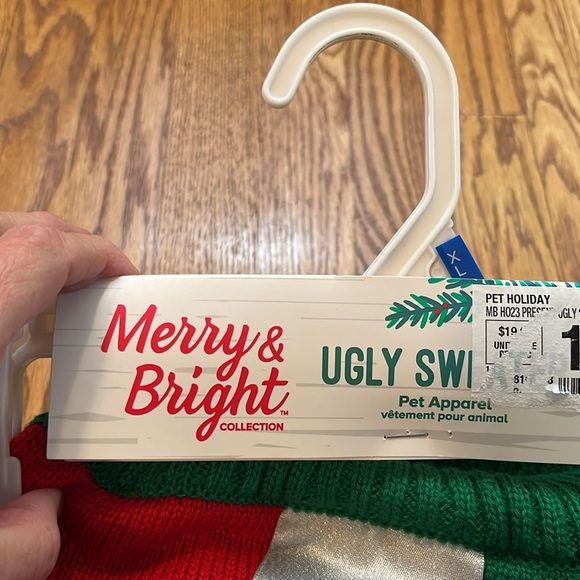 NWT. MERRY & BRIGHT UGLY DOG SWEATER. SZ XL - Picture 5 of 5